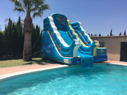 Alquiler hinchables acuaticos | castillos hinchables El Rebolledo | toro mecanico | futbolin humano